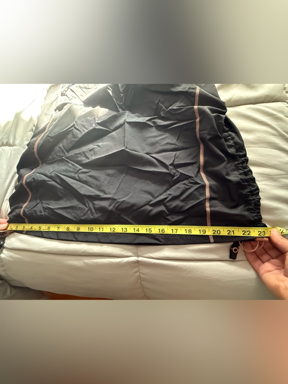Adidas Drawstring Jogger Parachute Cream/ Pink Stitching SKIRT. Brand New! - Picture 11 of 12
